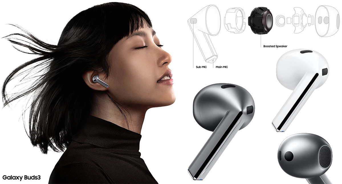 Fones Samsung Galaxy Buds3 e Galaxy Buds3 Pro