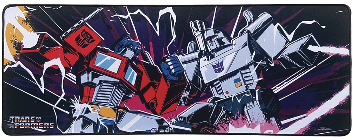 Mousepad Transformers Desk Pad com Optimus Prime e Megatron