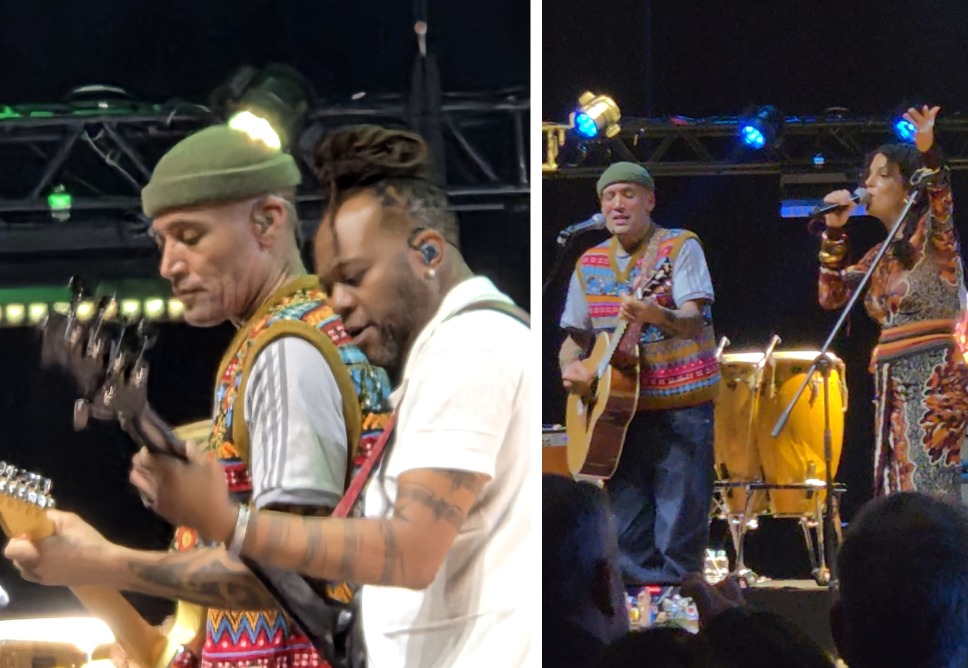 Ben Harper e o baixista Darwin Johnson, Ben Harper e Céu