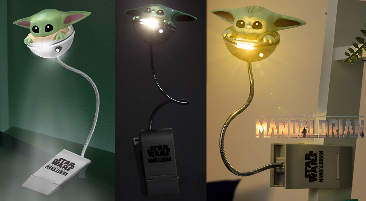 Luz de Leitura Star Wars O Mandaloriano e Grogu