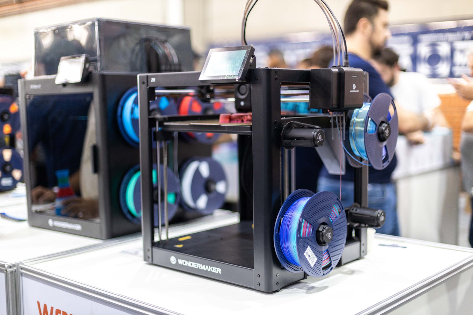 Impressoras 3D de mesa em exposição na Expo3DBR 2026.